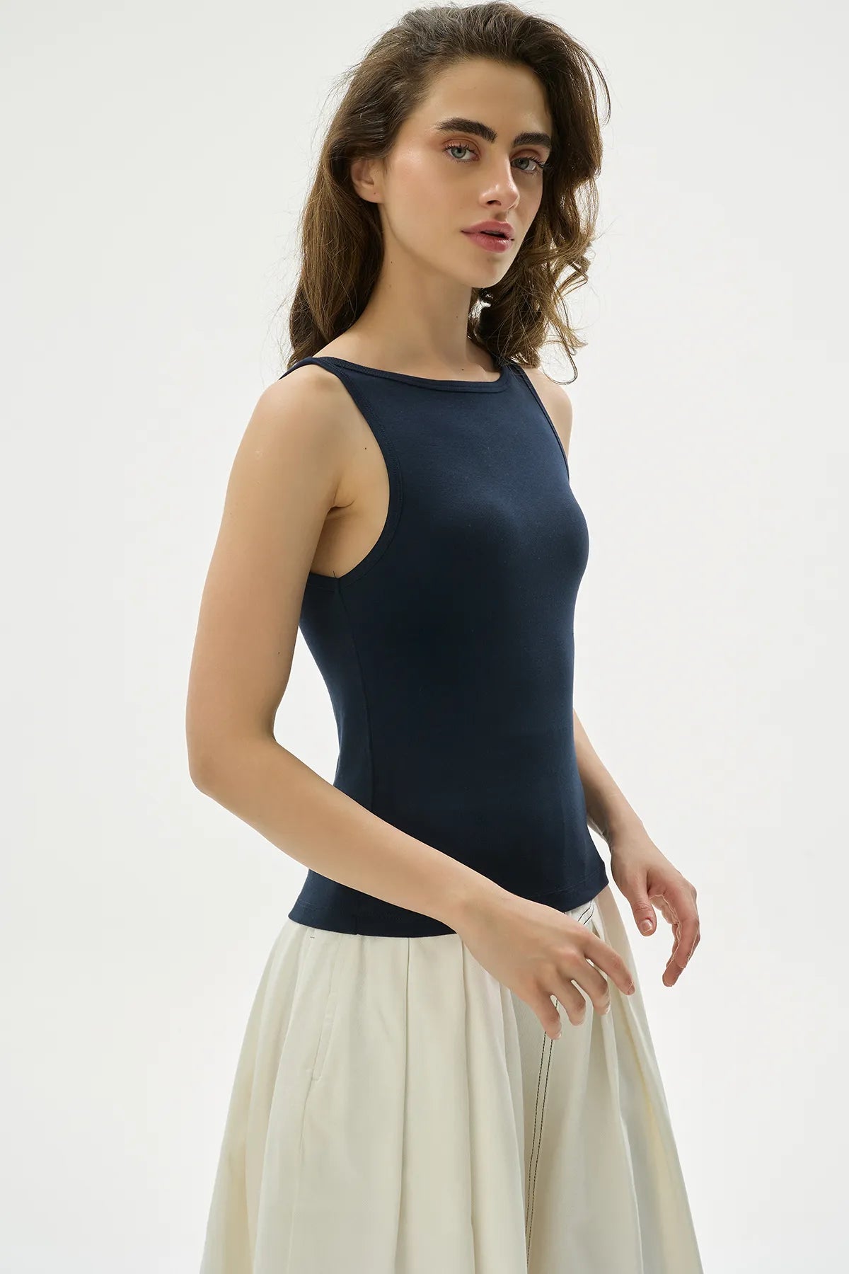 Halter Yaka Lacivert Atlet