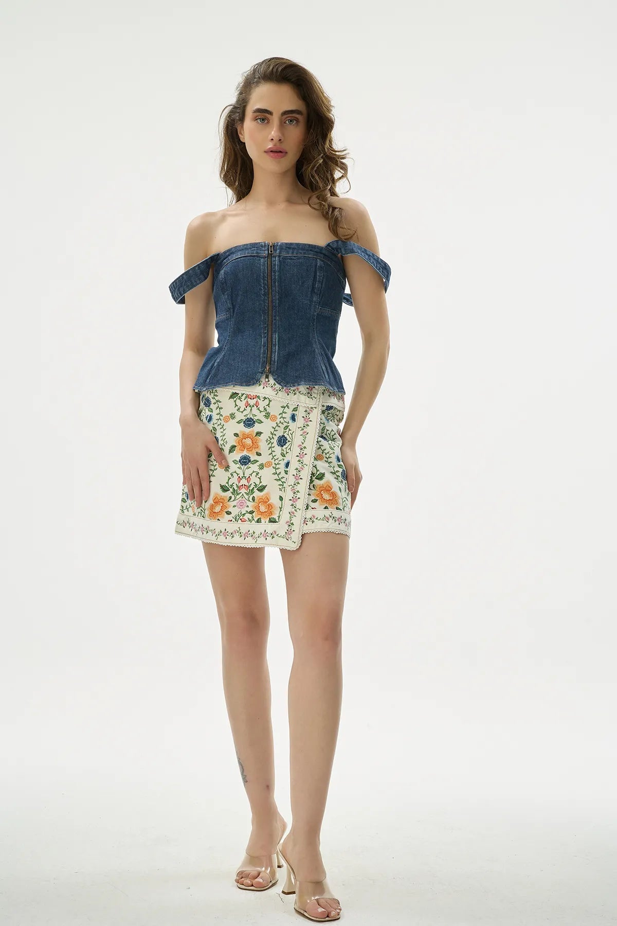 Askılı Jean Top