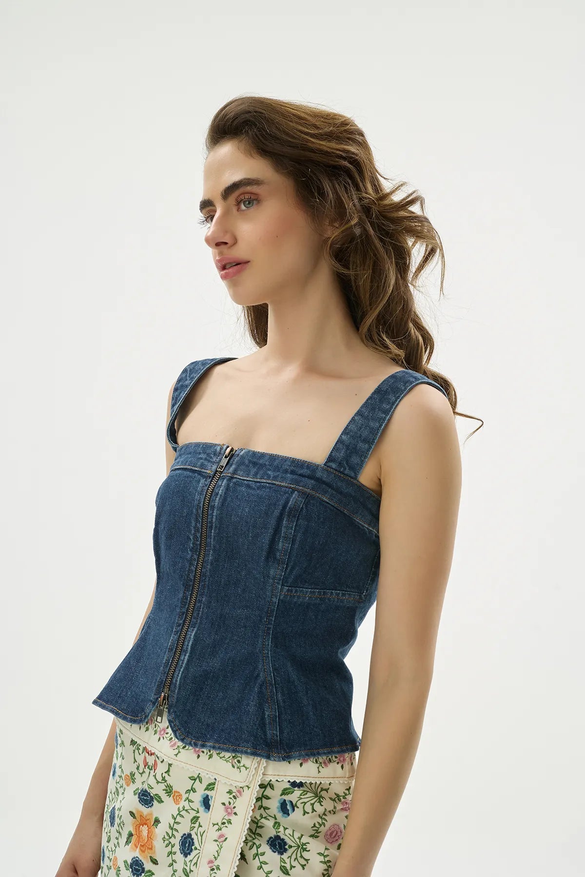 Askılı Jean Top