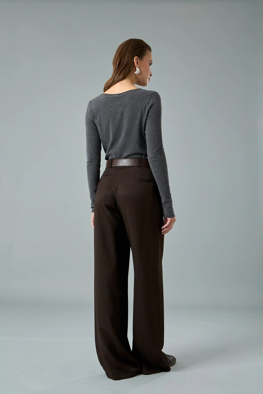 Tek Pensli Palazzo Pantolon-zoom-5