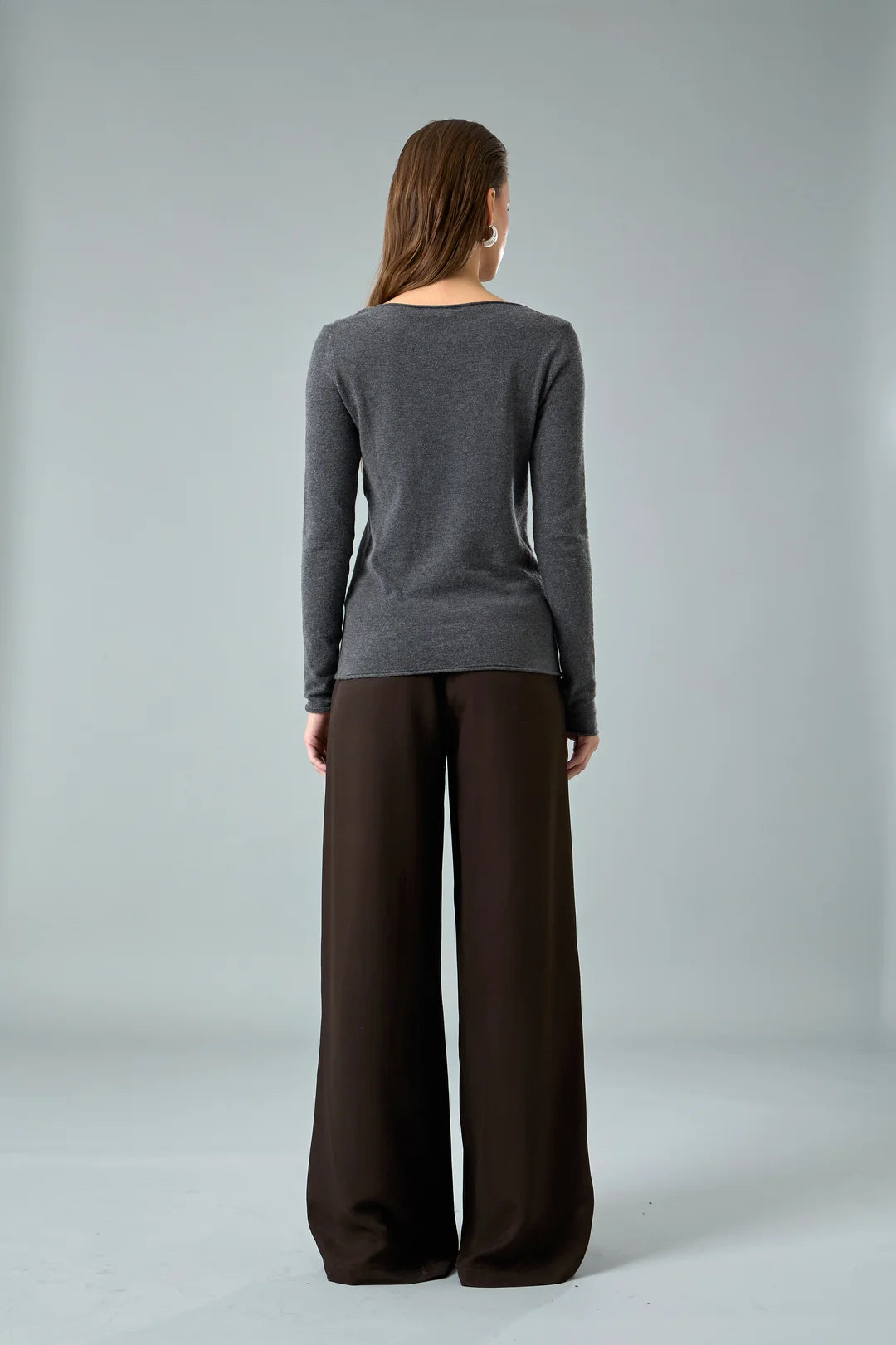 Tek Pensli Palazzo Pantolon-zoom-6