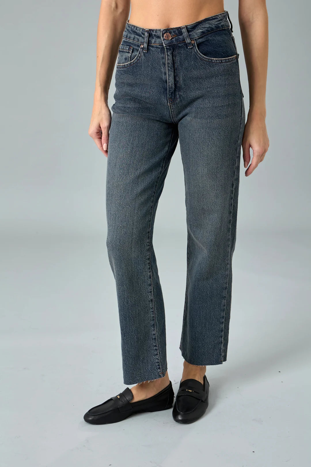 High Waist Straight Jean