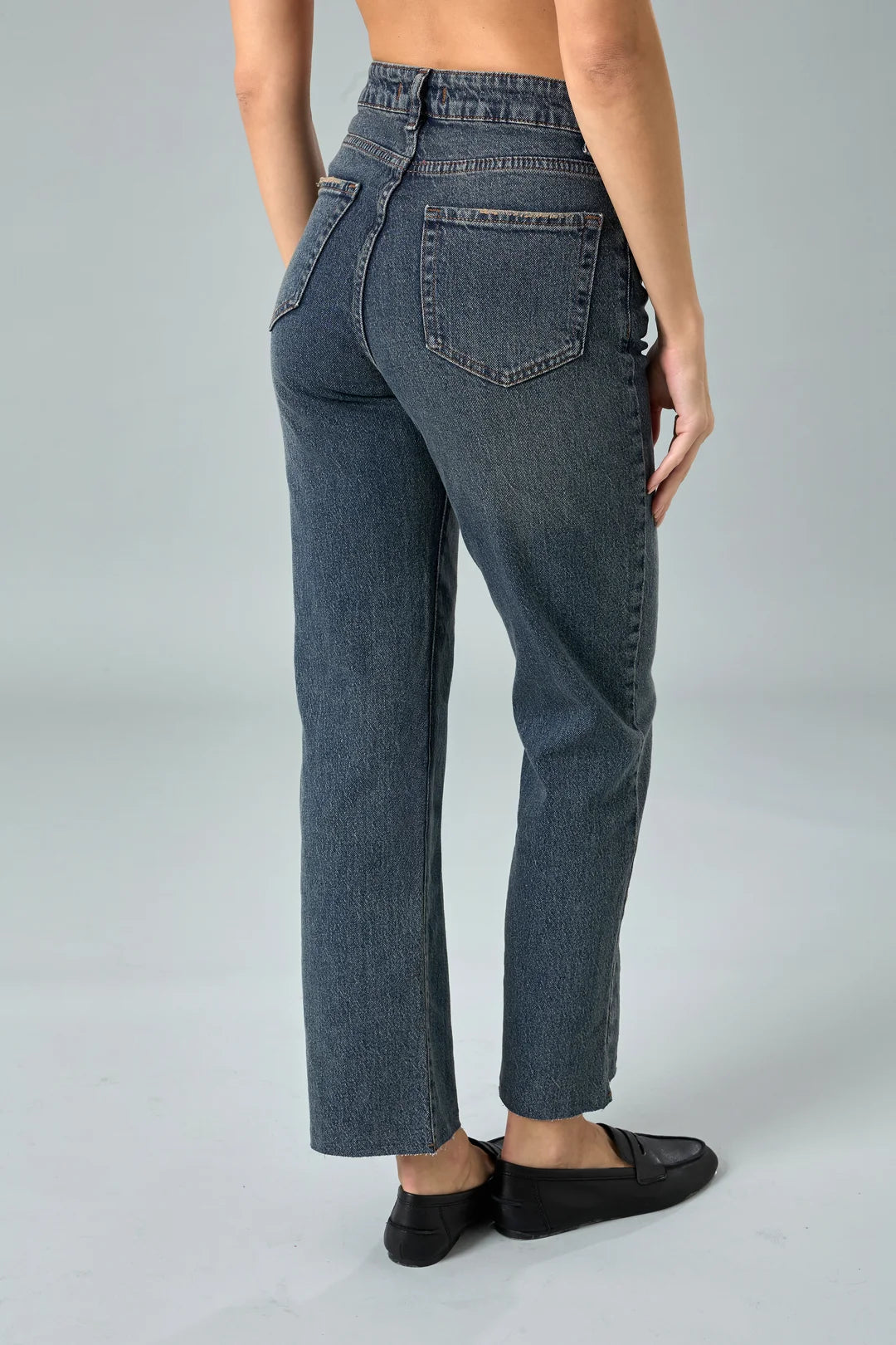 High Waist Straight Jean-zoom-4