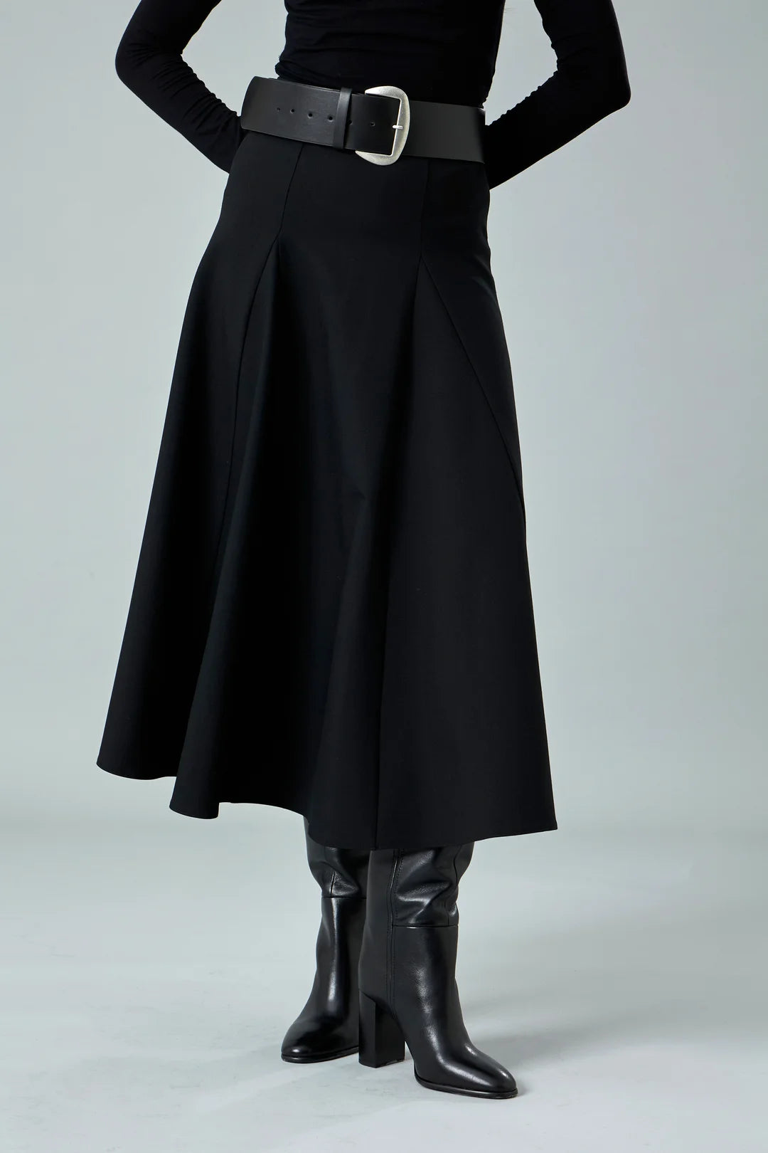 Silver Tokalı Siyah Kalın Kemer-zoom-4