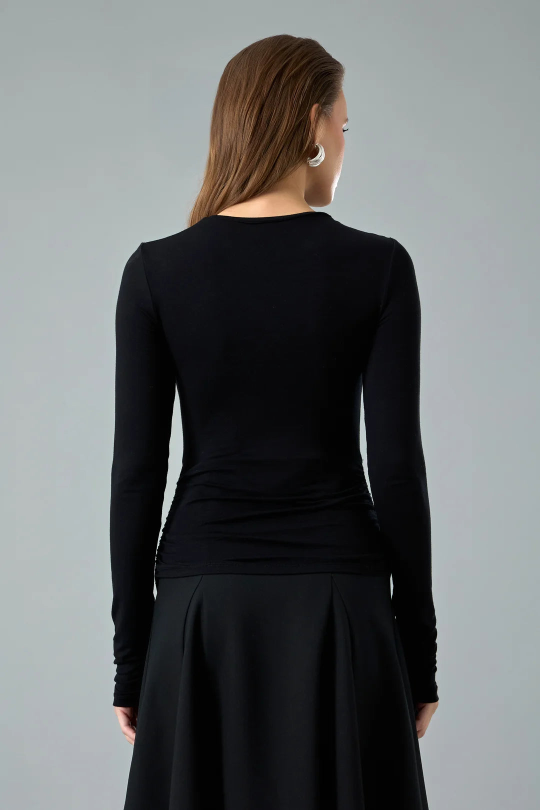 Düğüm Detaylı Bluz-zoom-5