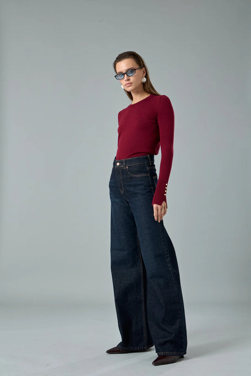 High Waist Wide Leg Jean-zoom-