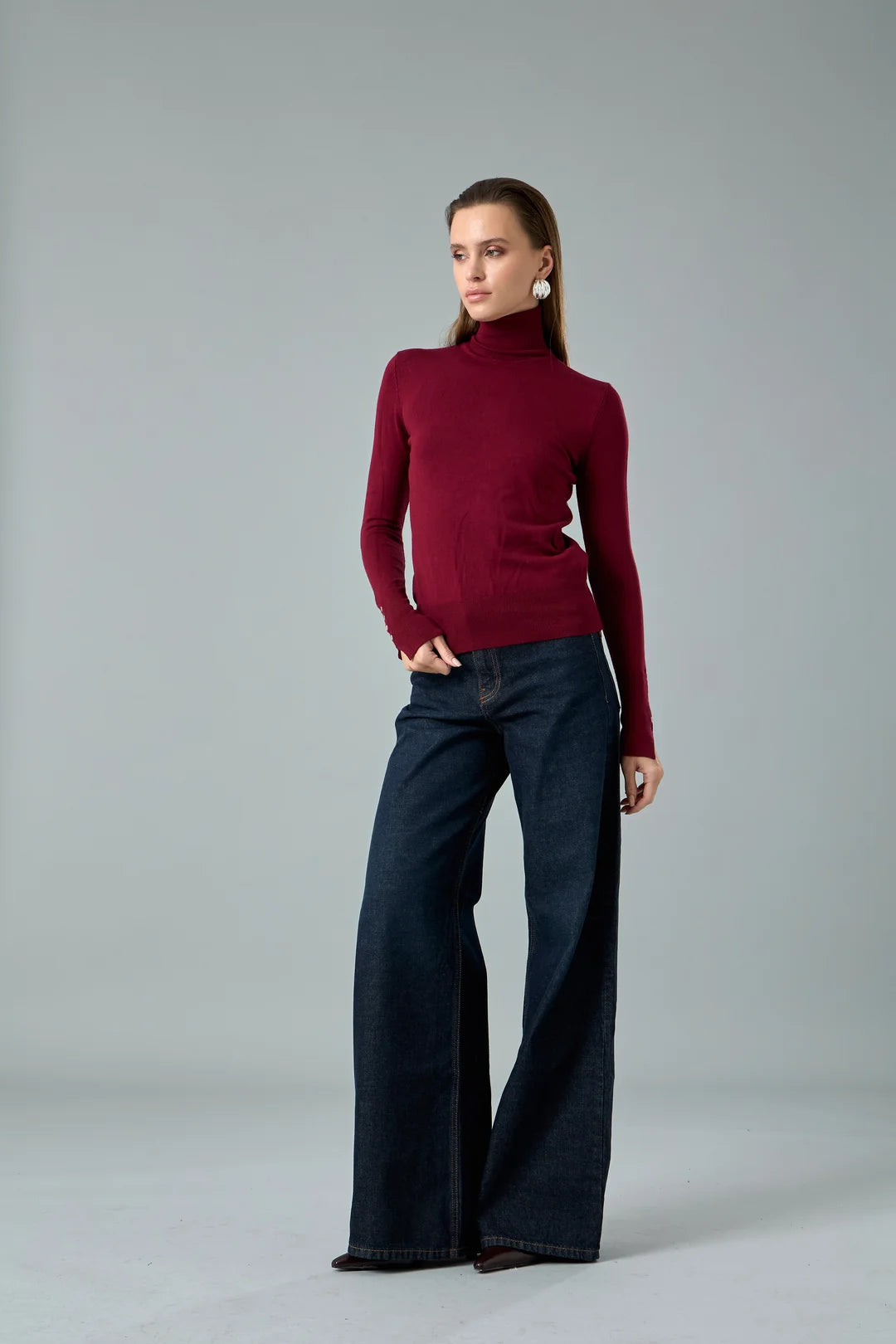 High Waist Wide Leg Jean-1